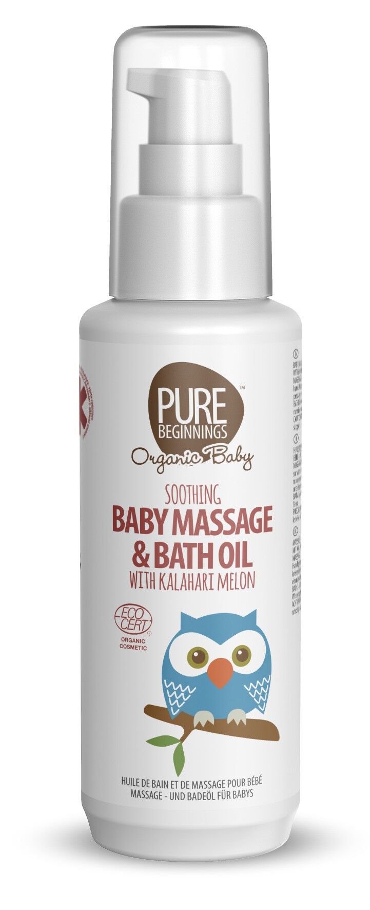Wohltuende BABYMASSAGE & BADEÖL mit Kalahari-Melone 100 ml