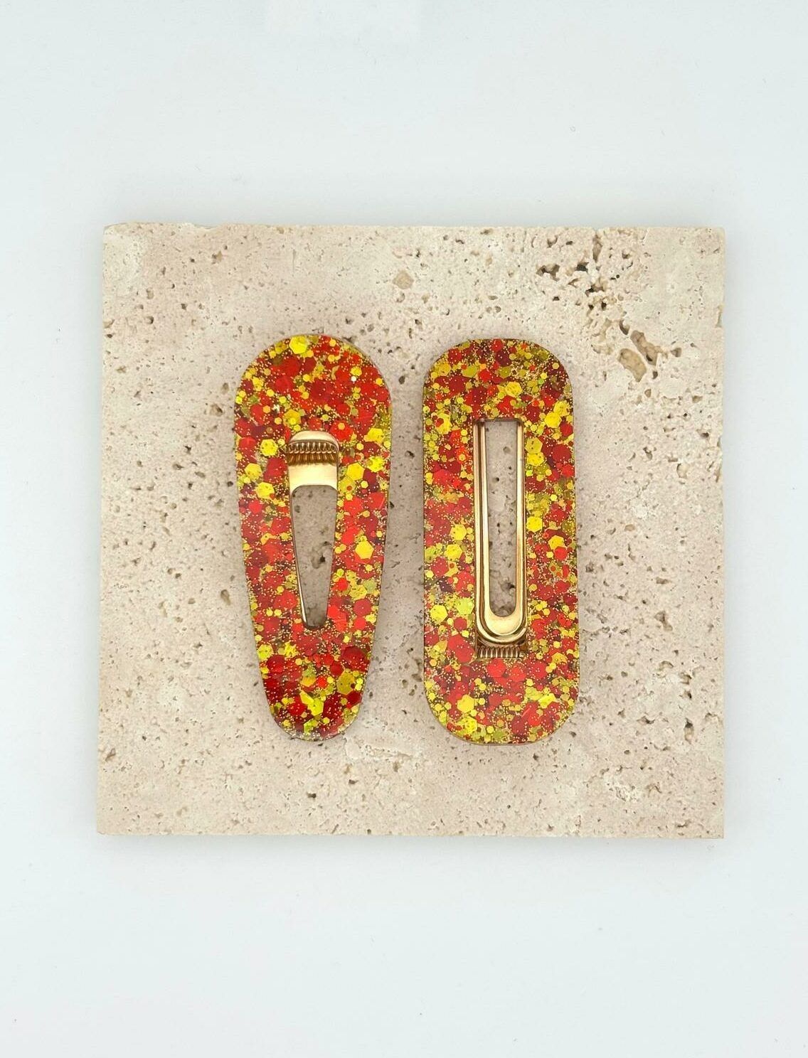 Barrette - Maple Reflection - Oval