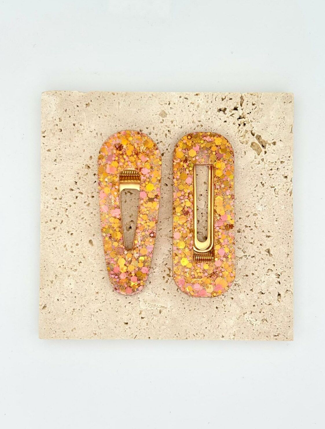 Barrette - Powdered Sand - Rectangle