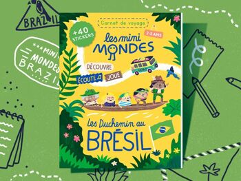 Brésil - Cahier d'activités pour enfant 2-3 ans - Les Mini Mondes 6