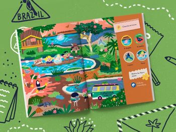Brésil - Cahier d'activités pour enfant 2-3 ans - Les Mini Mondes 10