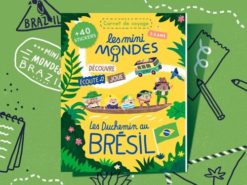 Brésil - Cahier d'activités pour enfant 2-3 ans - Les Mini Mondes