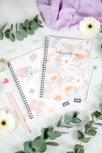 Bullet Journal / Dotted Notebook avec reliure spirale - Girl, do it for you 8