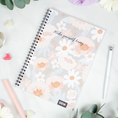 Bullet Journal / Dotted Notebook avec reliure spirale - Faites-vous plaisir