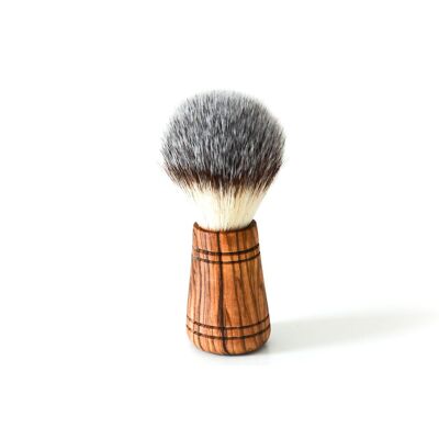 Brosse de rasage SIR GEORGE (vegan) avec manche en bois d'olivier