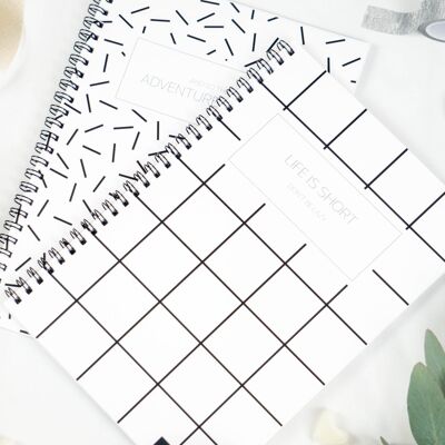 SEIK Bullet journal Black & White (2pcs) - M50