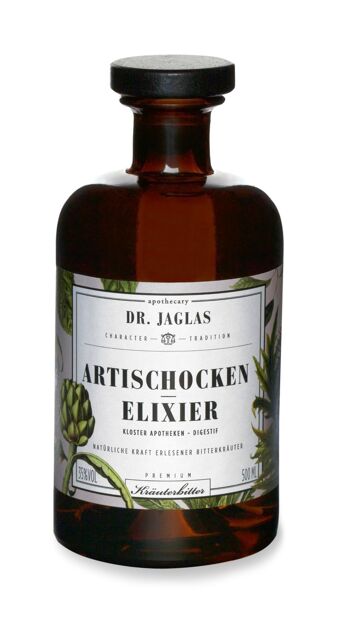 Artichaut Elixir Liqueur + emballage cadeau design vegan / 500ml 2