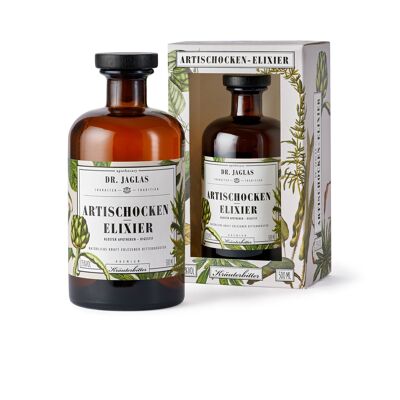 Artichaut Elixir Liqueur + emballage cadeau design vegan / 500ml