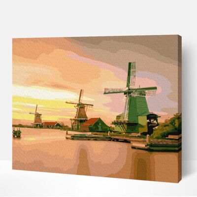 Windmills In Holland