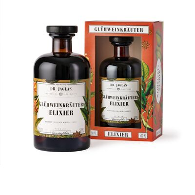 Mulled wine herbal elixir liqueur, + design gift packaging / 500 ml