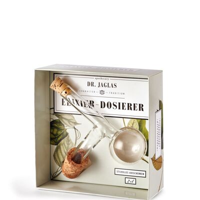 Pourer, + design gift box, 2 cl, mouth-blown