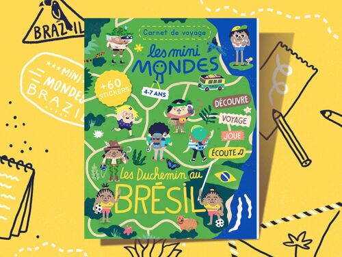 Brésil - Cahier d'activités pour enfant 4-7 ans - Les Mini Mondes