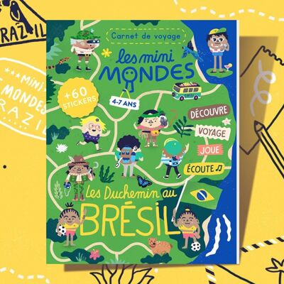 Brazil - Activity book for children 4-7 years old - Les Mini Mondes