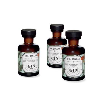 Dry GIN seng gin, set 6x50ml miniatures, sans sucre, vegan 3