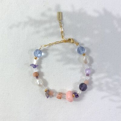 Statement bracelet "purple energy"