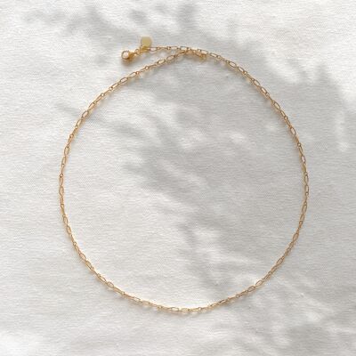 BASIC NECKLACE STERLING SILVER GOLD PLATED
