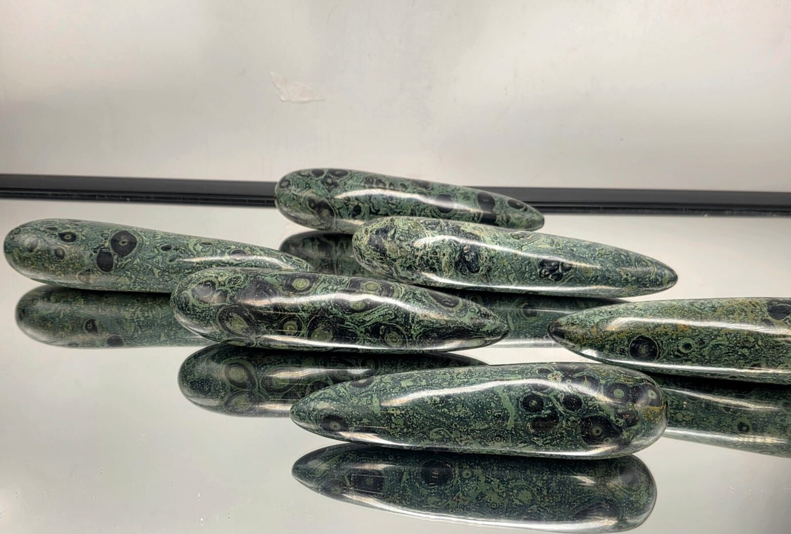 Grande bacchetta di cristallo di diaspro Kambaba