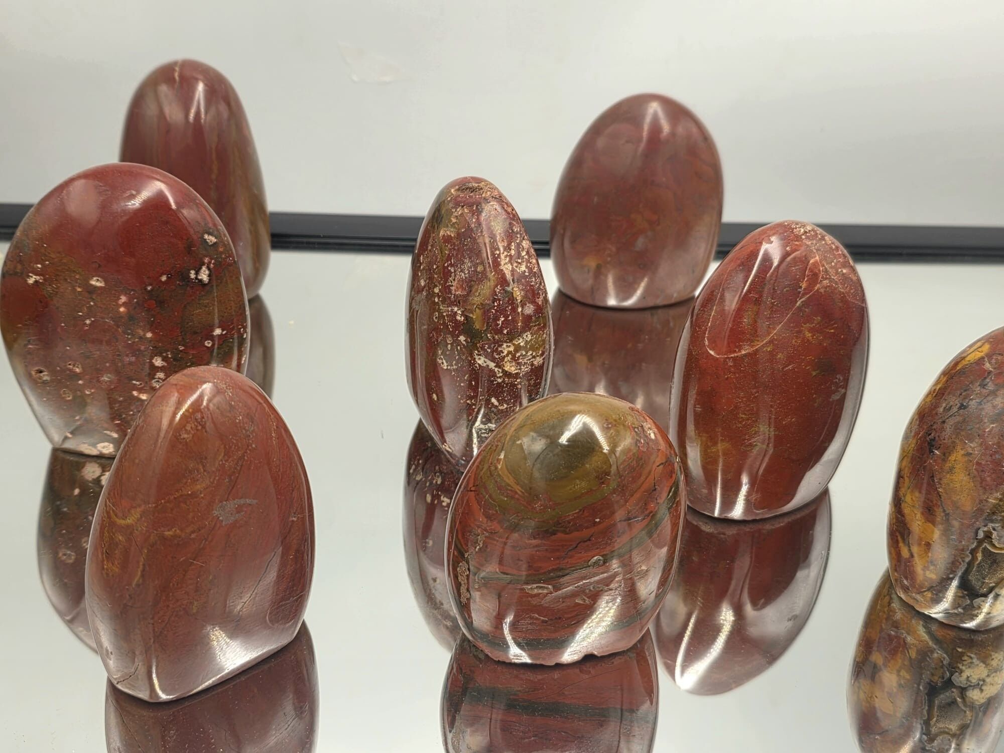 Cristallo di legno fossile a forma libera 250-350 g