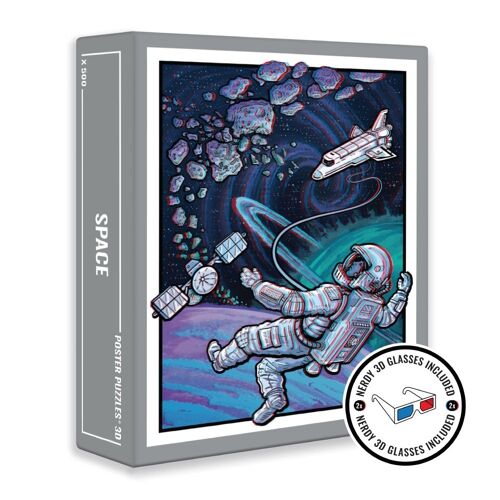 Space 3D 500 Piece Jigsaw Puzzles for Adults