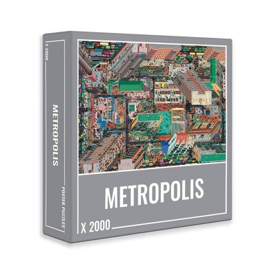 Rompecabezas Metropolis de 2000 piezas para adultos