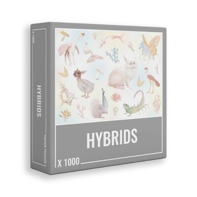 Puzzles hybrides 1000 pièces pour adultes