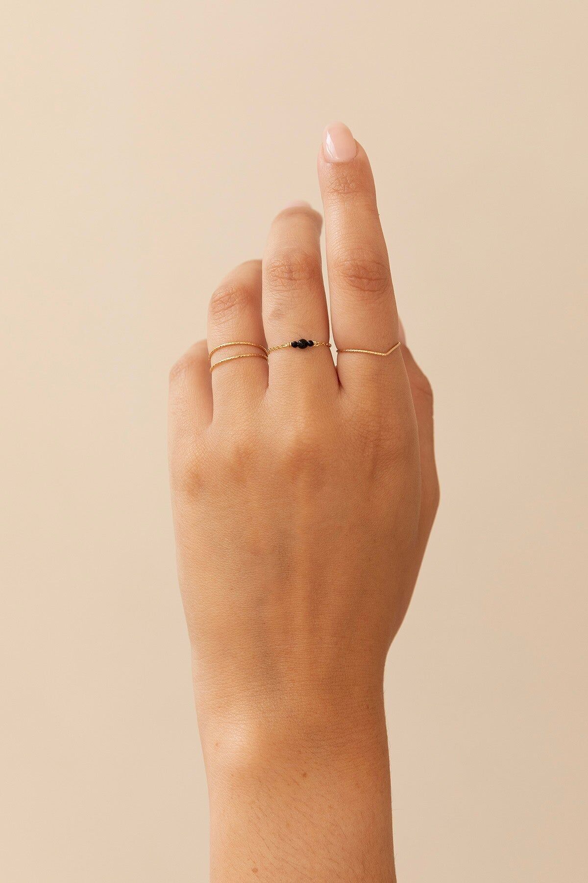 Anello Chevron Sparkle