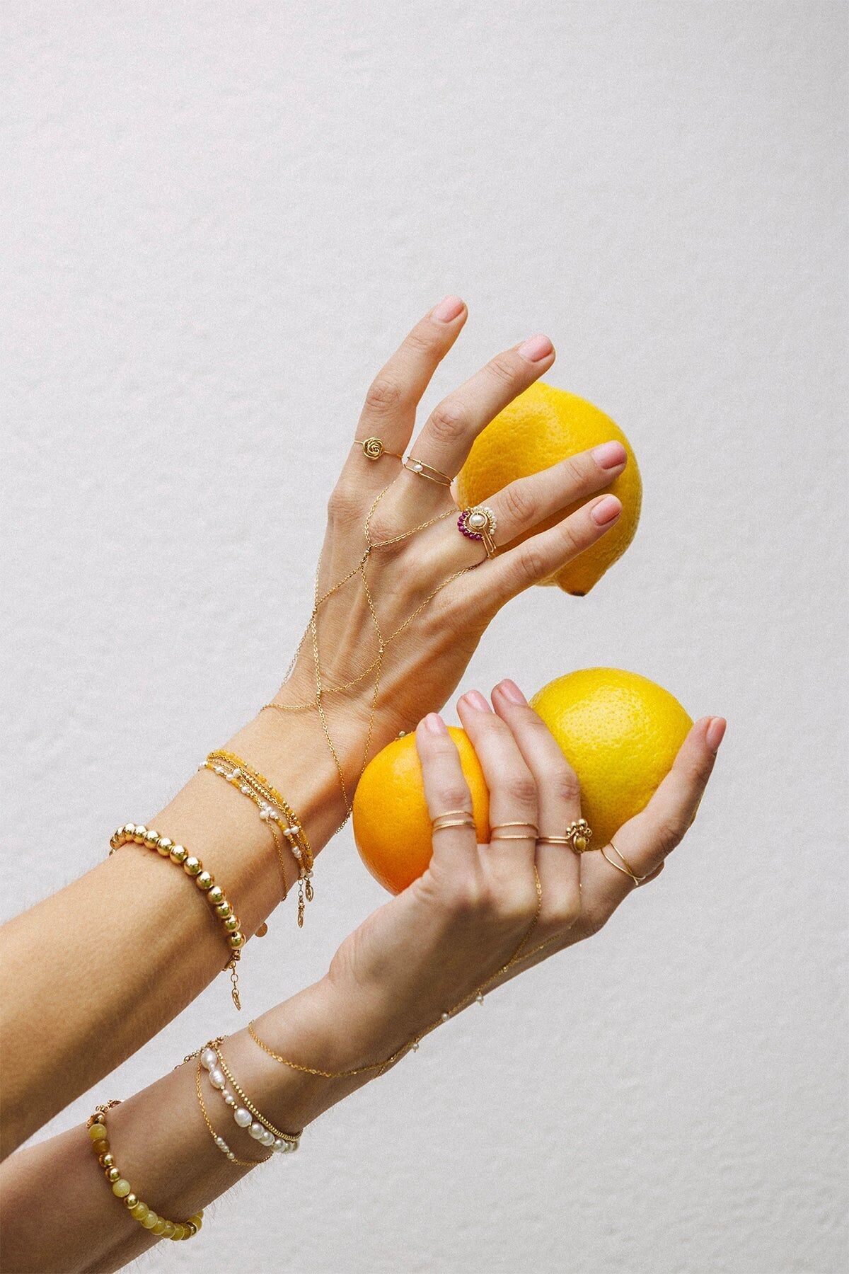 Essential Doppelring - Zuchtperle