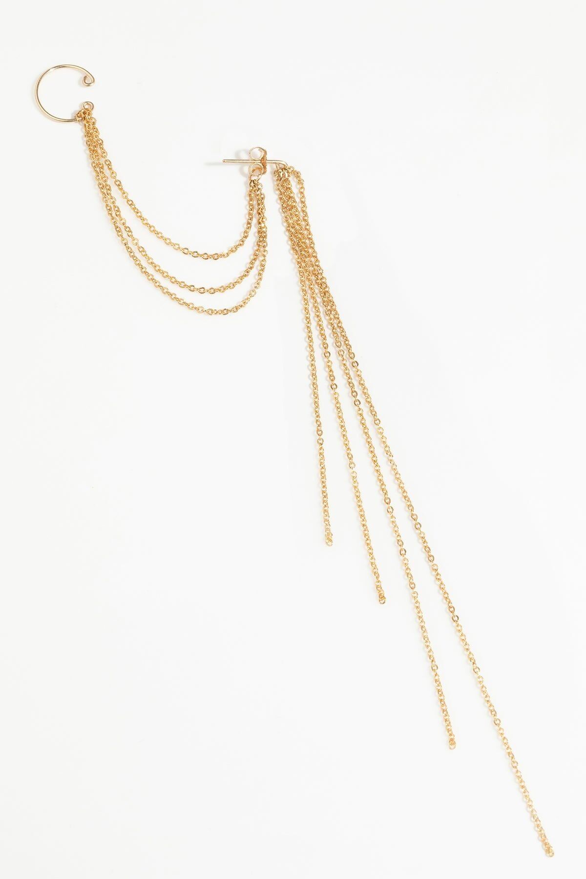 Bijou d'oreille triple Chaînes