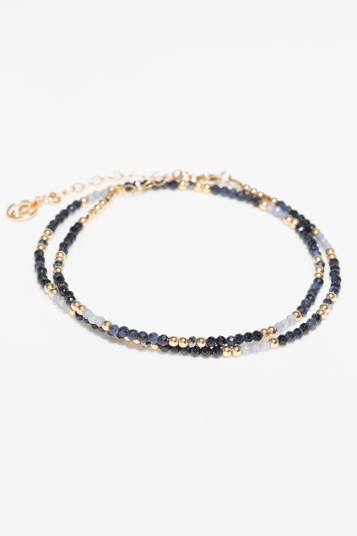 Collana-bracciale Double Queen - Azzurro