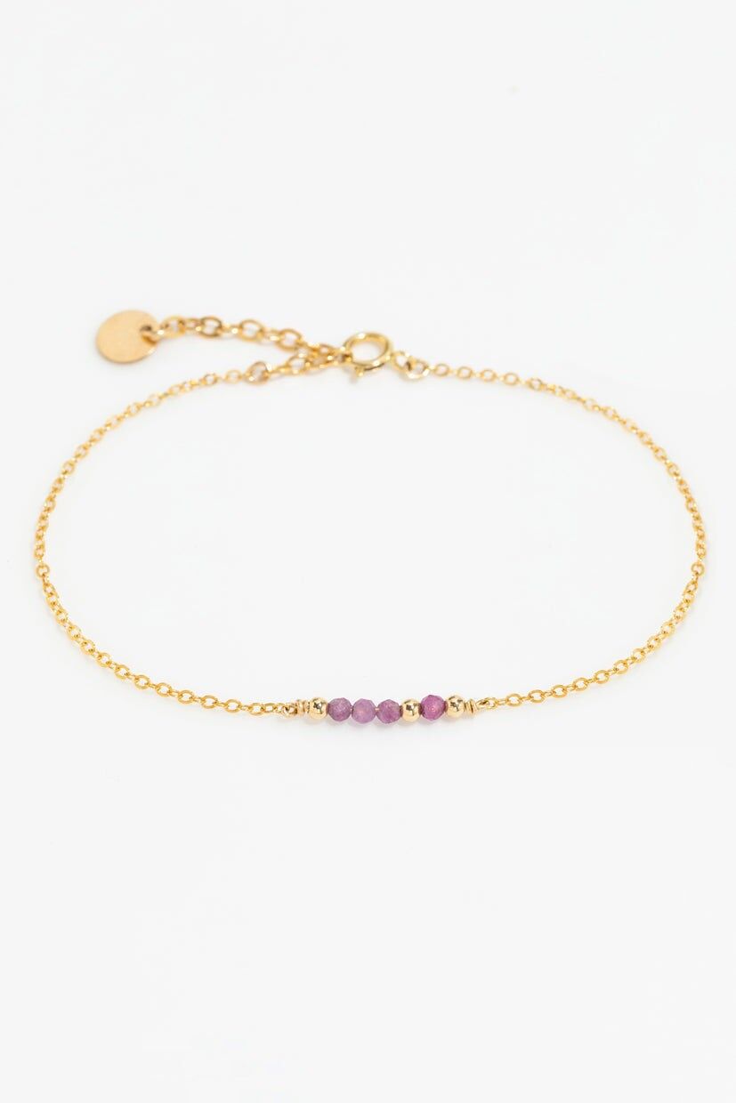 Bracelet Théa - Rubis