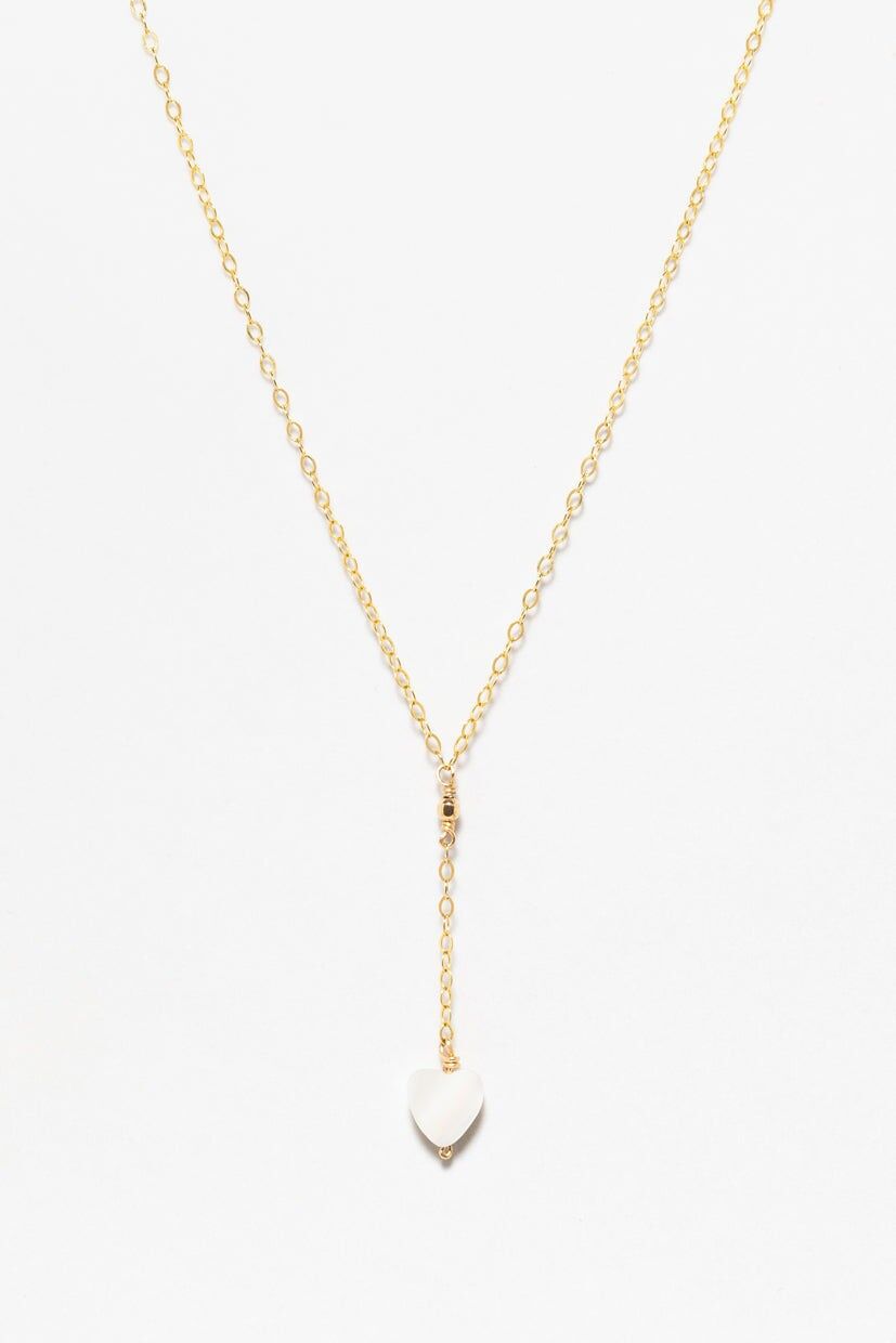 Collana a cuore - madreperla