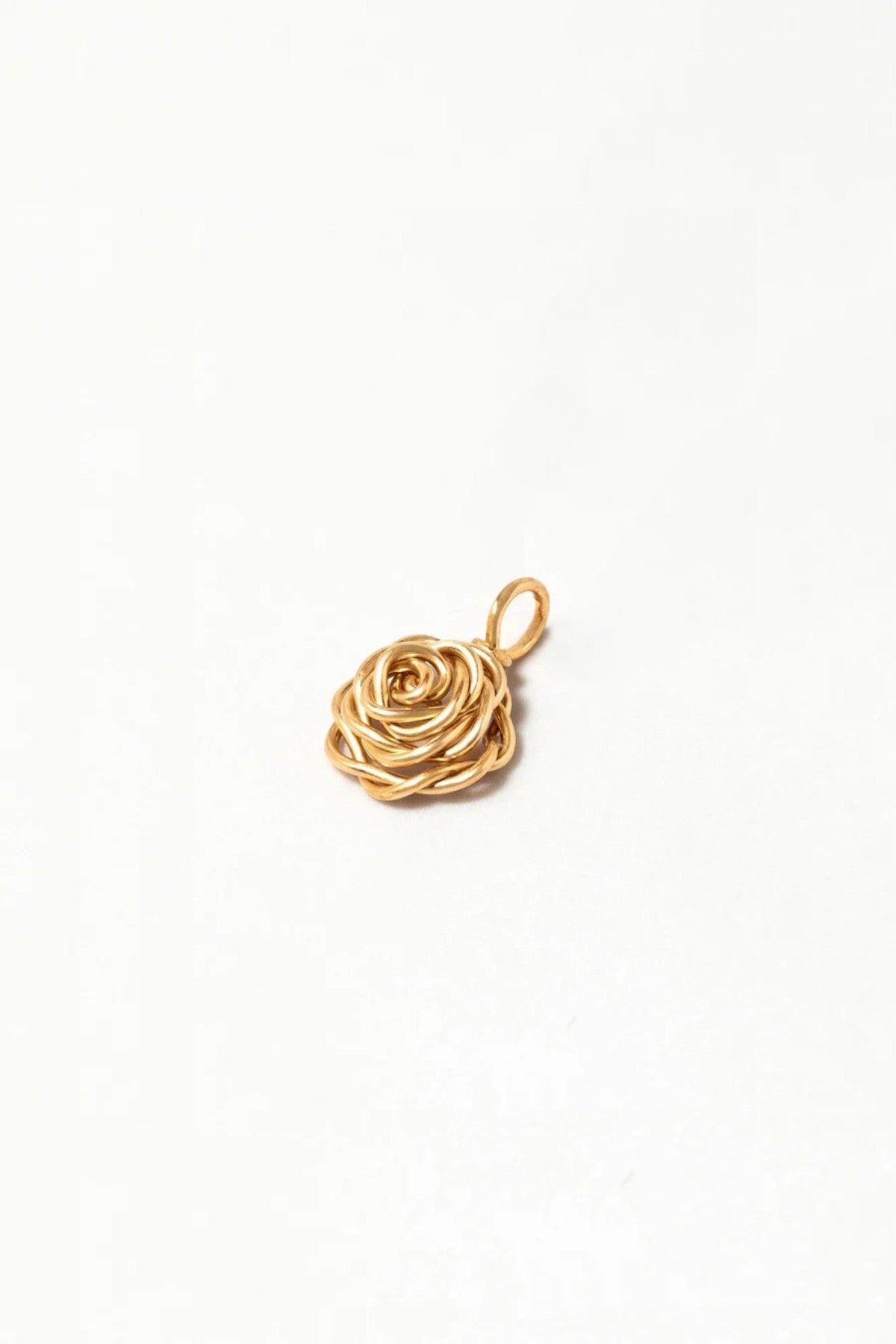 Colgante Rosa Pequeño - Oro