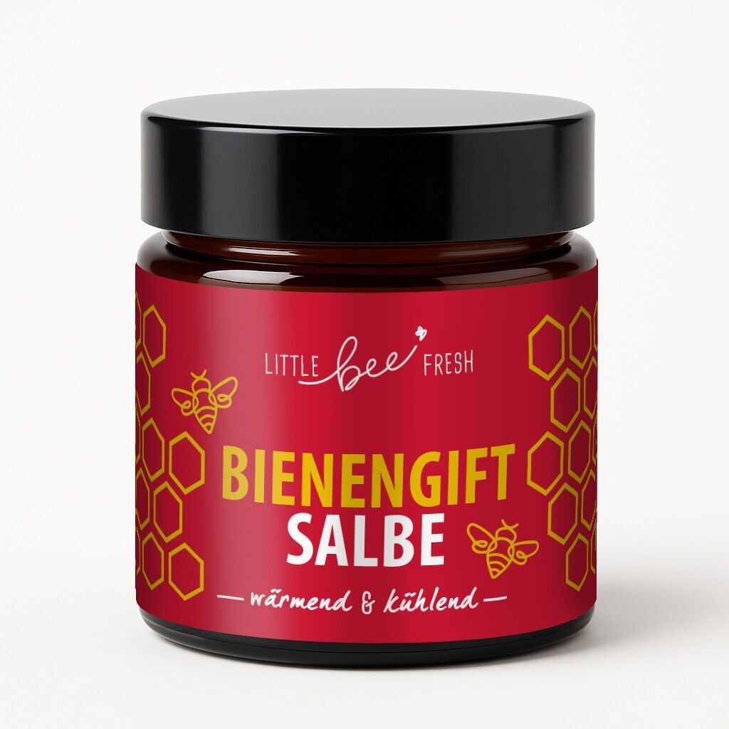 Pommade au venin d'abeille chauffante et rafraîchissante – soin apaisant pour le dos, le cou et les articulations