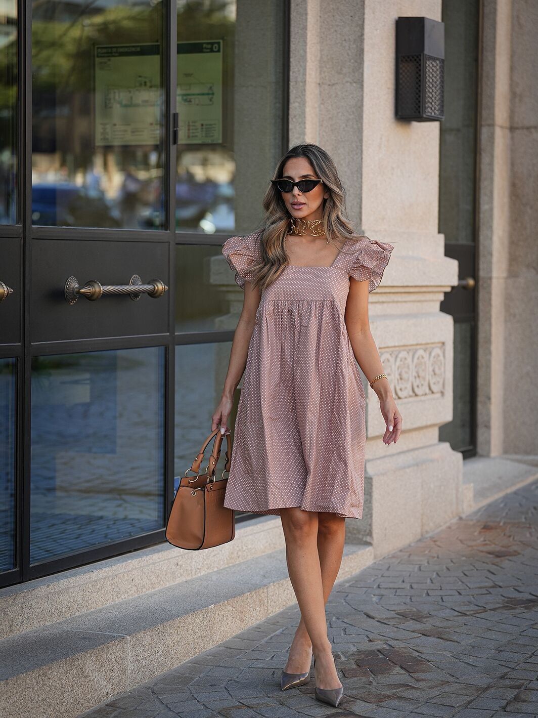 Vestido Popeline Pintas