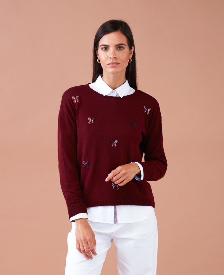 Camisola Bordado Laço