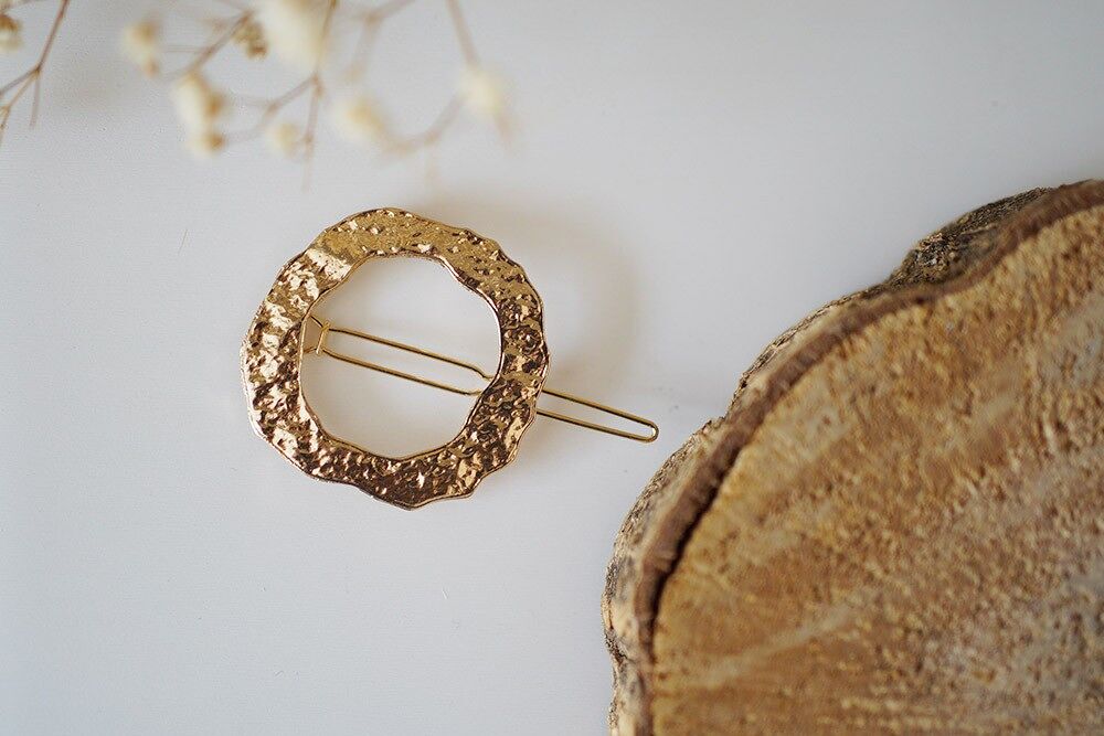 Fermaglio per capelli con corona d'oro Manon