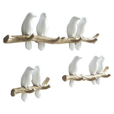 Hat Hooks - Singing Birds Hanger - Set - Home Decor - Wall Hook