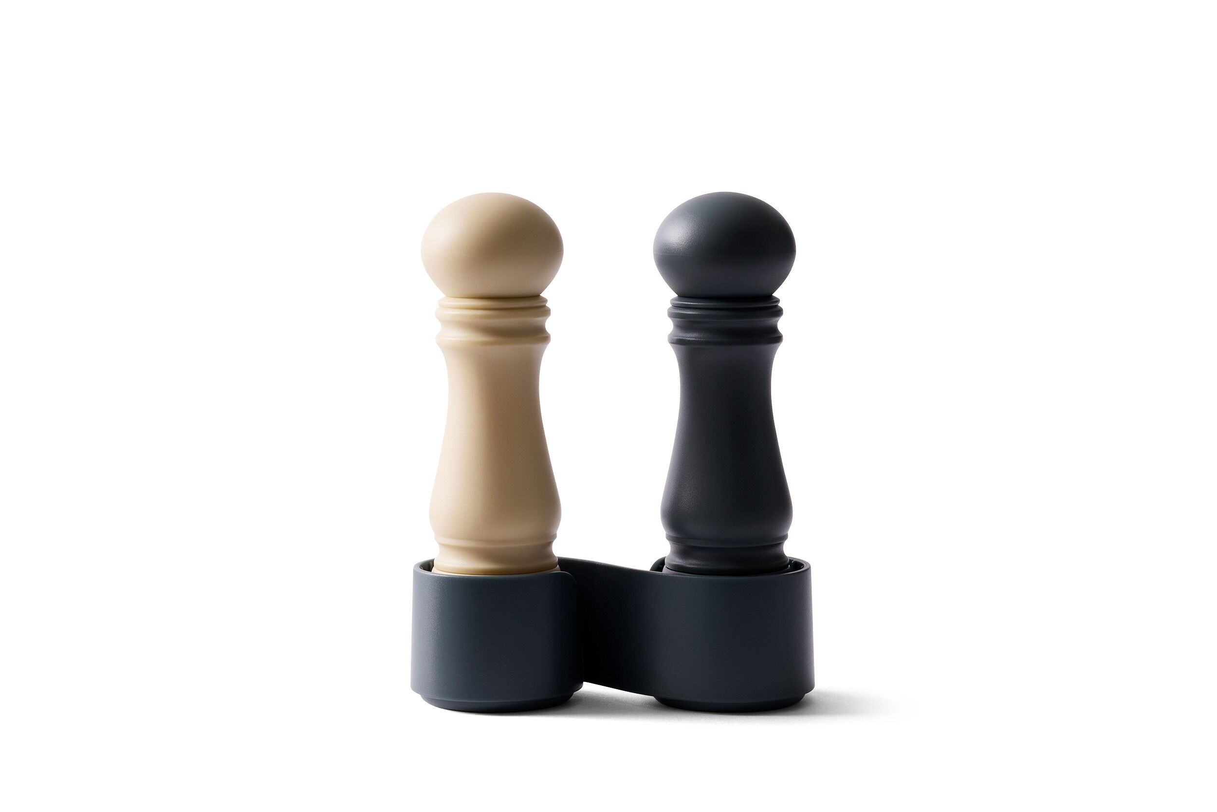 Mini Grinder / Gewürzmühlen-2er-Set / Blueberry + Garlic / 14cm