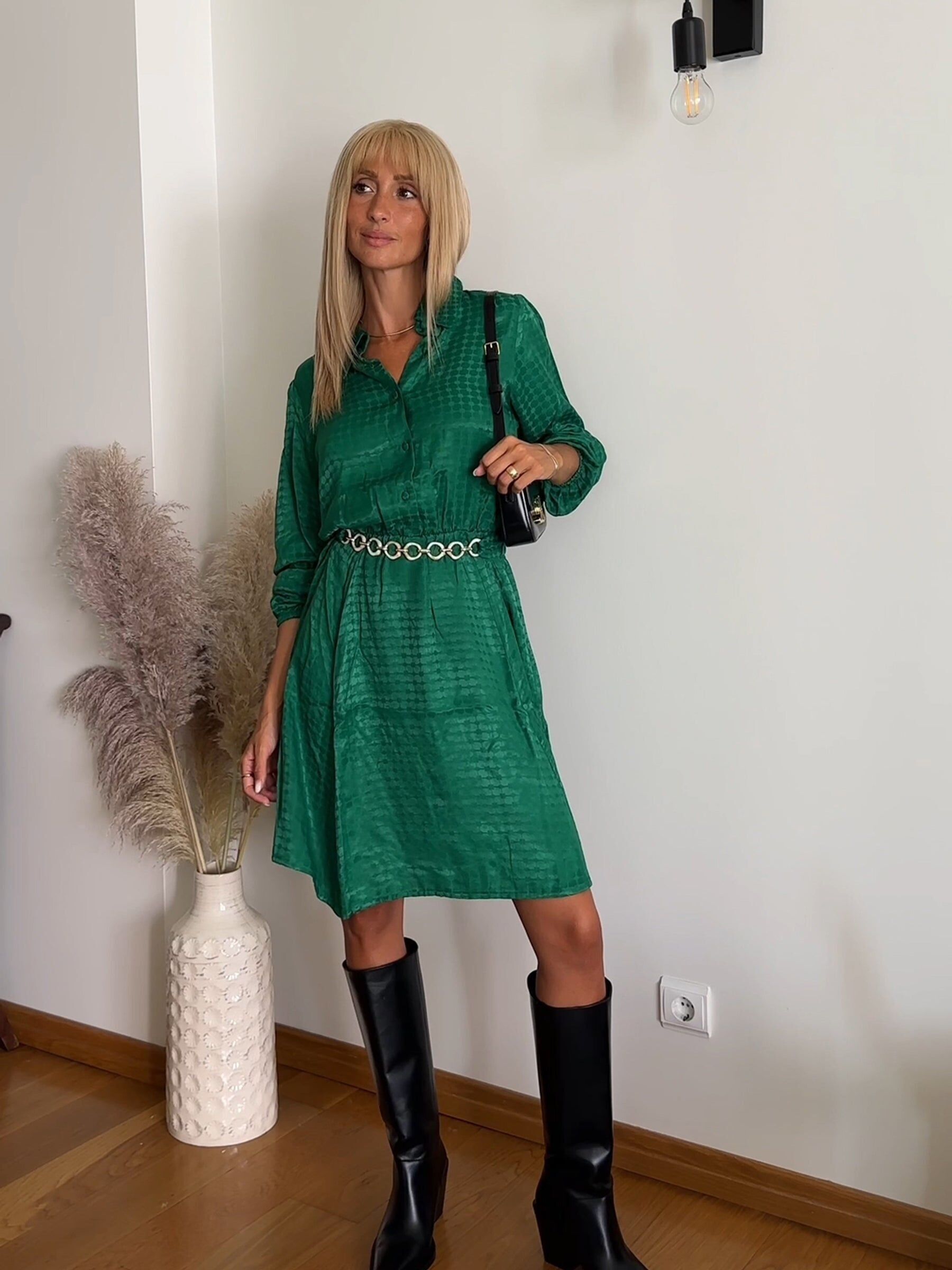 Vestido Aplicação Corrente