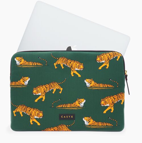 Housse d'ordinateur taille 16" - Swimming Tigers