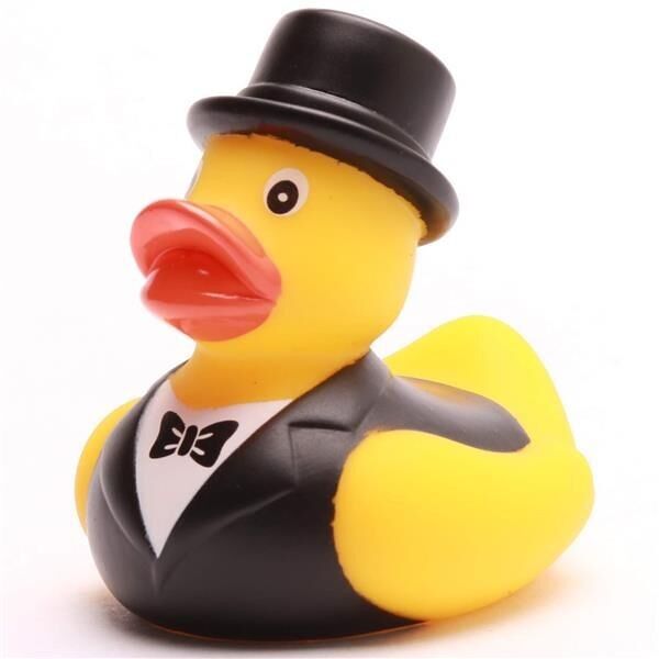 Mini canard en caoutchouc Groom - Canard en caoutchouc