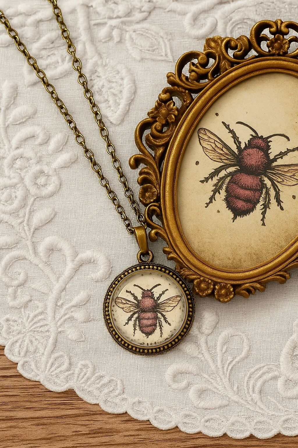 Collana vintage con ape