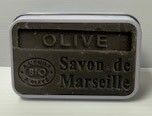 Organic Marseille soap - Olive - With its metal box