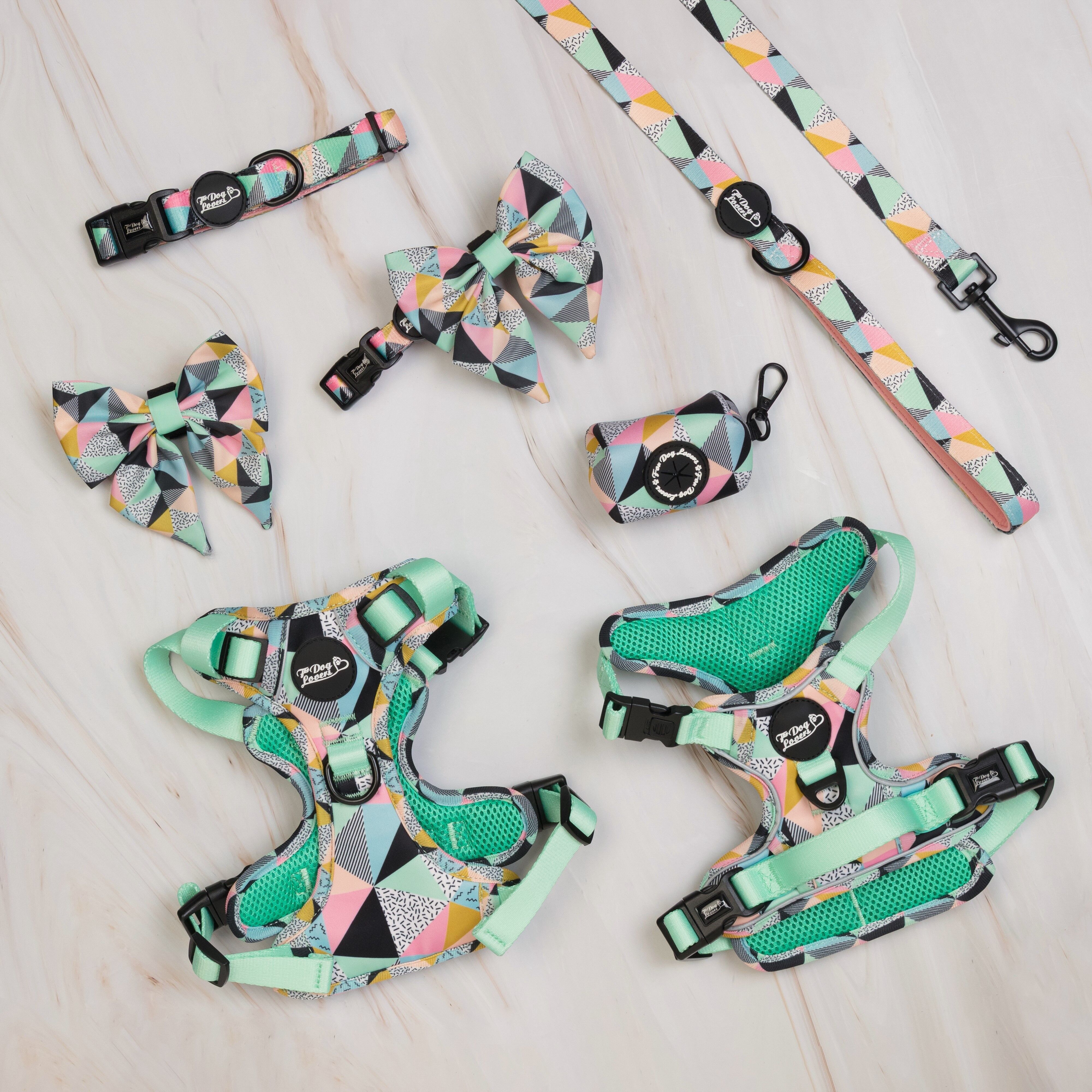 Set da cinque pezzi per passeggiate con il cane in edizione limitata Mykonos