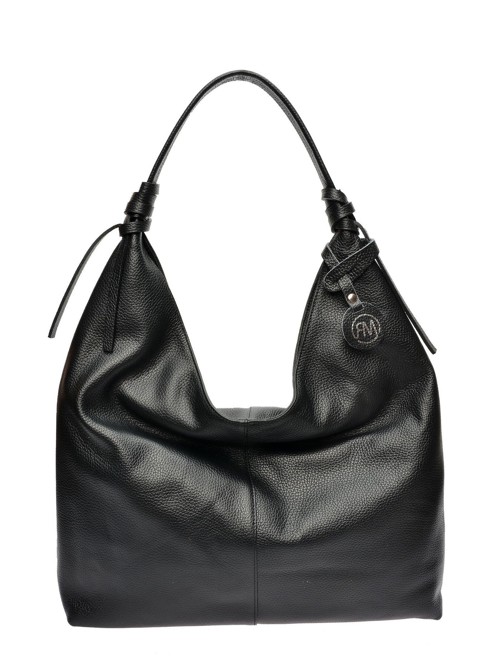 AW25 RM 112_NERO_Hobo-Tasche