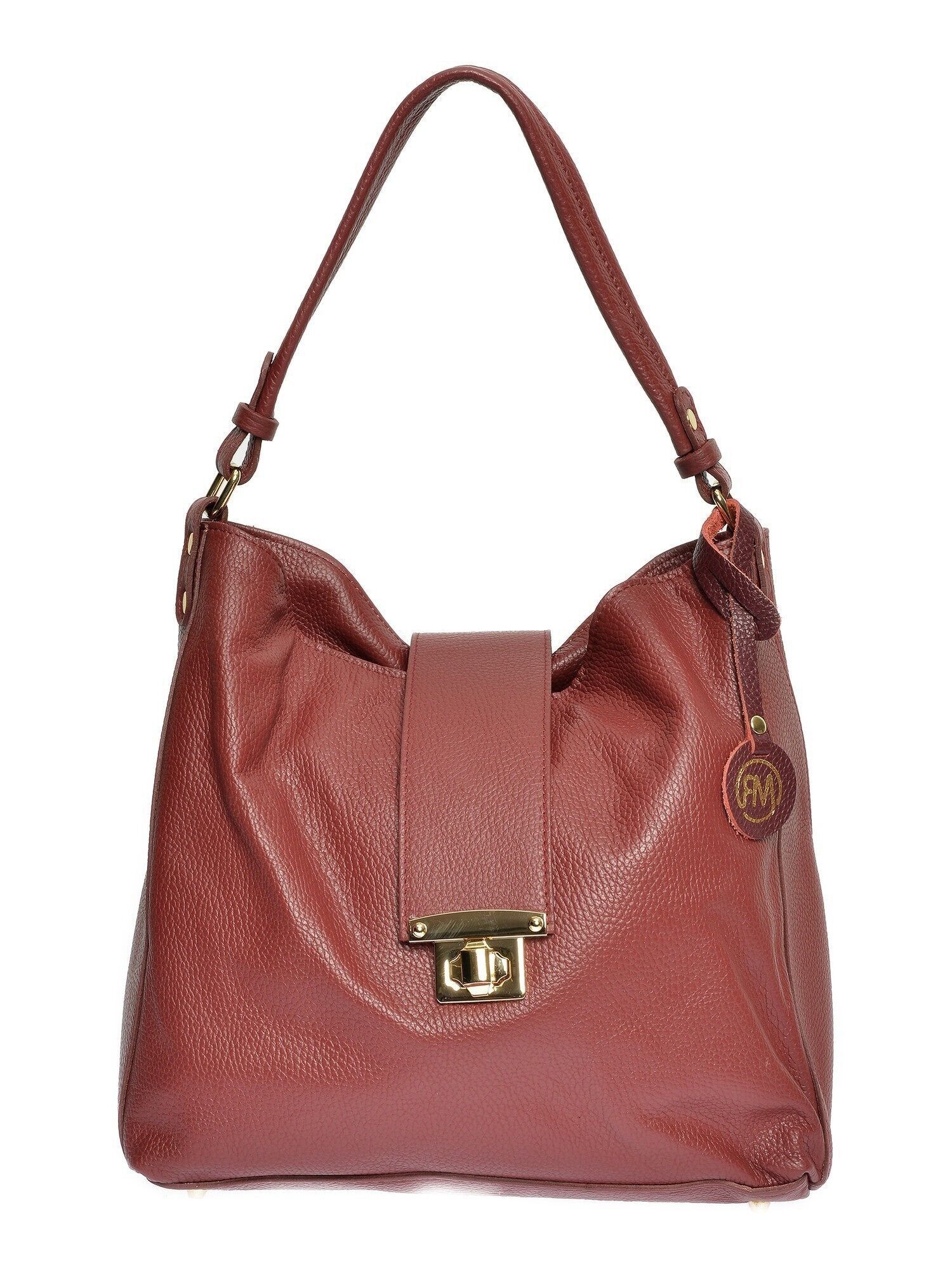 AH25 RM 1591_ROSSO SCURO_Sac à poignée supérieure