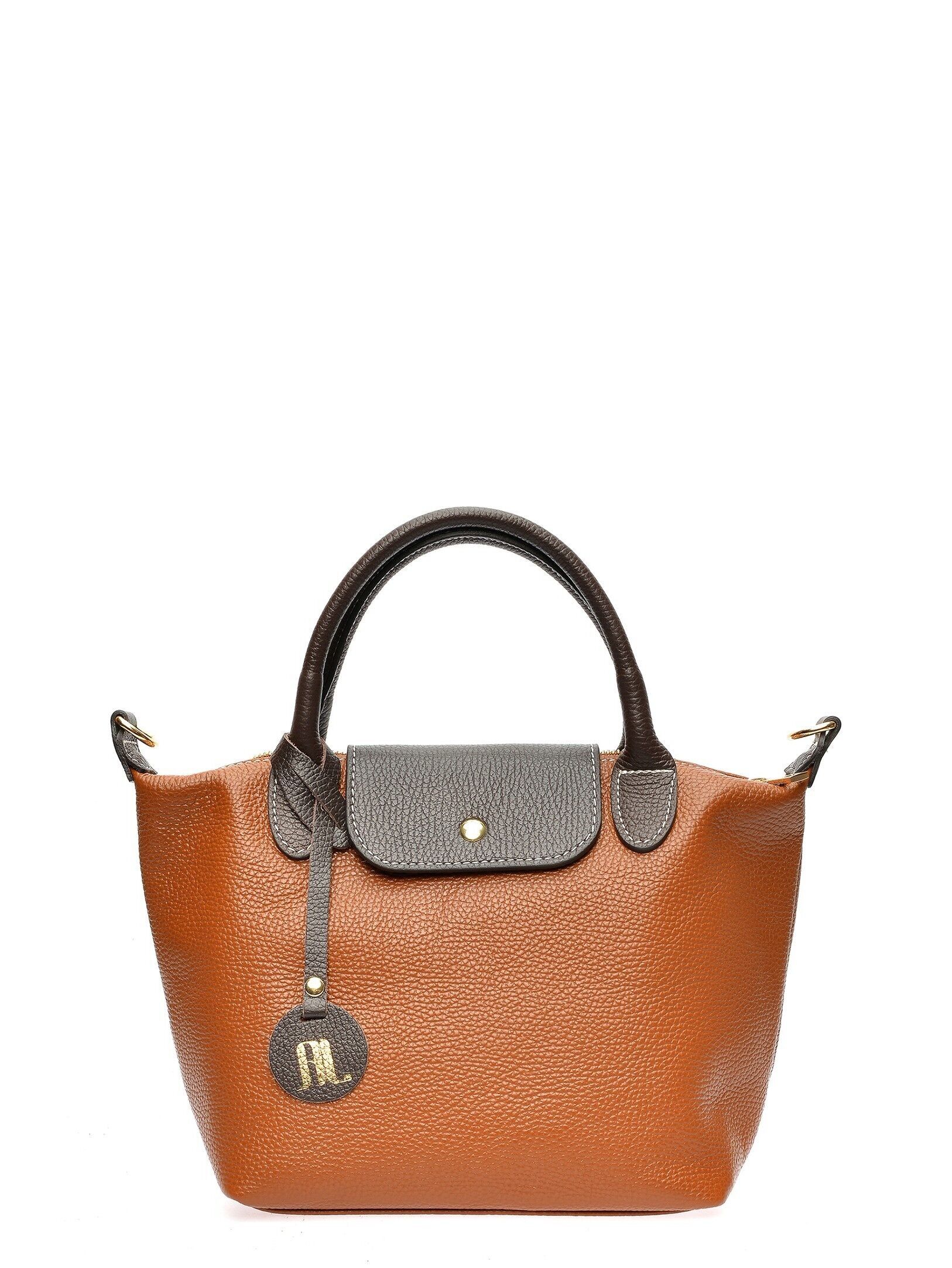 AW25 AL 120_COGNAC_Borsa con manico superiore