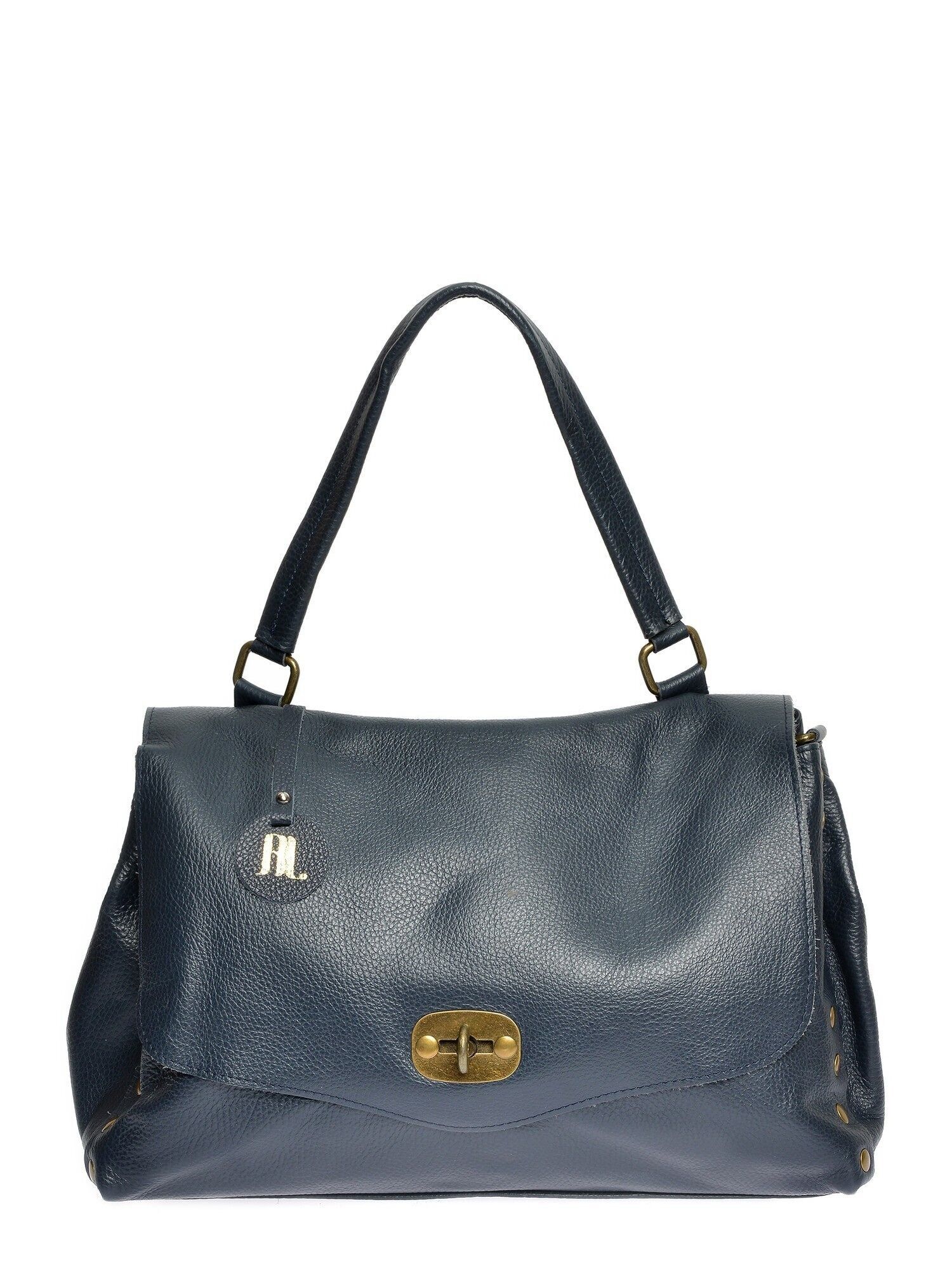 AW25 AL 1766_BLU SCURO_Tasche mit Tragegriff oben