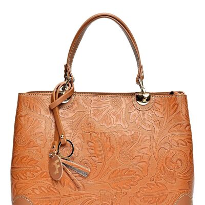 AW25 CF 3127_COGNAC_Borsa a mano