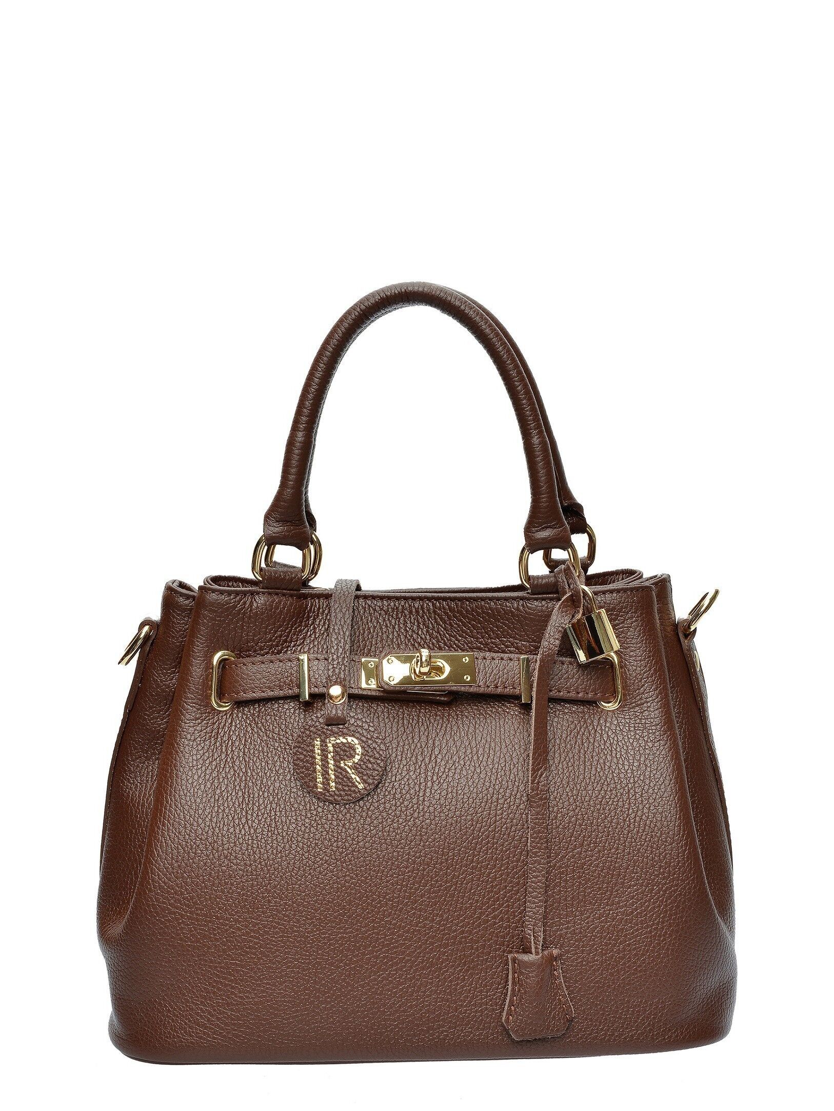 AW25 IR  125_MARRONE_Top Handle bag